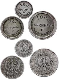 Polska, zestaw monet Baru - Schron u Marynarza: 
