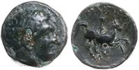 brąz po 359 r. pne, Aw: Głowa Filipa w prawo; Rw