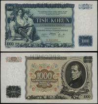 1.000 koron 25.04.1934, seria G 841690, perforow