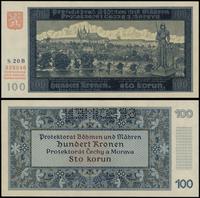 100 koron 20.08.1940, 1 emisja, seria 20 B 82804