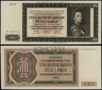 500 koron 24.02.1942, 1 emisja, seria K 437714, 