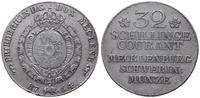 32 szylingi 1764, Szwerin, srebro 18.10 g, Dav. 