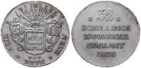 32 szylingi 1808, Hamburg, srebro 18.13 g, AKS 1