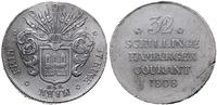 32 szylingi 1808, Hamburg, srebro 18.26 g, AKS 1