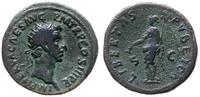 dupondius 97, Rzym, Aw: Głowa cesarza w diademie
