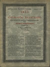 literatura numizmatyczna, Michele Baranovsky; Catalogo Illustrato delle monete in vendita a prezzi s..