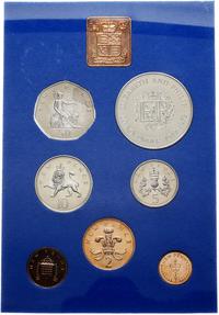 Wielka Brytania, zestaw rocznikowy monet obiegowych, 1972
