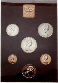 zestaw rocznikowy monet obiegowych 1974, 1/2, 1,