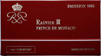 Monako, zestaw rocznikowy monet obiegowych, 1982