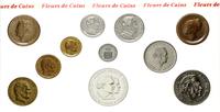 Monako, zestaw rocznikowy monet obiegowych, 1982