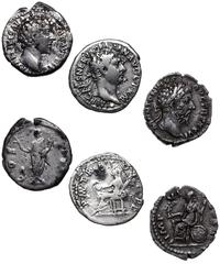 Cesarstwo Rzymskie, zestaw 3 denarów z II w. (1 x Trajan i 2 x Marek Aureliusz)