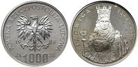 1.000 złotych 1988, Warszawa, Jadwiga - PRÓBA, s