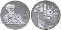 20 euro 2004, Frédéric Auguste Bartholdi, srebro