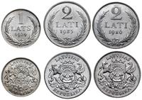Łotwa, 1 łat 1924 oraz 2 łaty 1925 i 1926