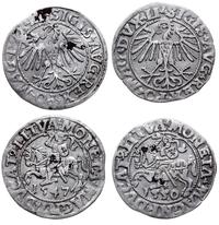 zestaw: 2 x półgrosz litewski 1547 i 1550, Wilno