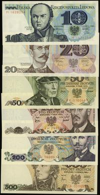 Polska, zestaw 6 banknotów