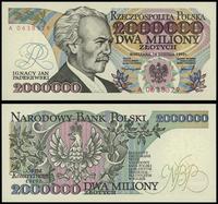 2.000.000 złotych 14.08.1992, seria A 0638329, z