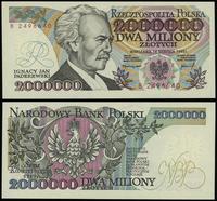2.000.000 złotych 14.08.1992, seria B 2496640, d