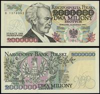 2.000.000 złotych 16.11.1993, seria B 1376362, w