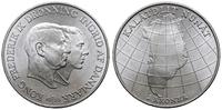 2 korony 1953, Kopenhaga, Grenlandia, srebro pró