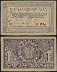 1 marka polska 17.05.1919, seria PH 833214, zagn