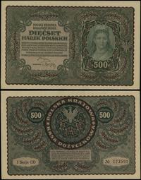 500 marek polskich 23.08.1919, seria I-CD 173591