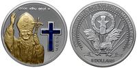 5 dolarów 2005, Papież Jan Paweł II, srebro plat