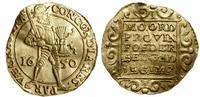 dukat 1650, złoto 3.47 g, gięty, resztki blasku 