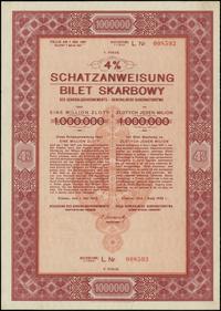 4% bilet skarbowy na 1.000.000 złotych 1.05.1942