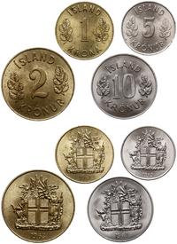zestaw: 1 korona 1961, 2 korony 1963, 5 koron 19