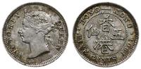 5 centów 1901, srebro próby 800, KM 5