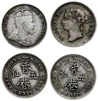 zestaw: 5 centów 1899 i 5 centów 1905 (Edward VI