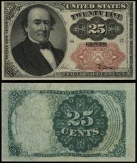 25 centów 1874, czerwona pieczęć z długim klucze