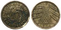 10 fenigów 1934 E, Muldenhütten, resztki grynszp