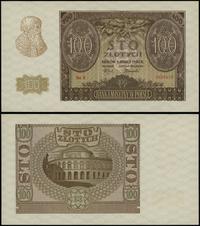 100 złotych 1.03.1940, seria B, numeracja 068541