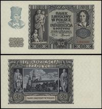 20 złotych 1.03.1940, seria A, numeracja 8041630