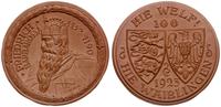 Niemcy, zestaw 3 medali porcelanowych z 1923 roku poświęconych Fryderykowi Barbarossie