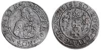 szeląg 1577, Gdańsk, ładnie zachowane srebrzenie