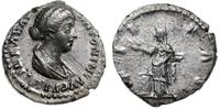 denar 164-166, Rzym, Aw: Popiersie Lucilli w pra