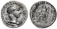 denar ok. 106-107, Rzym, Aw: Głowa cesarza w pra