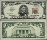 5 dolarów 1963, seria *02903142A, podpisy Granah