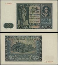 50 złotych  1.08.1941, seria C, numeracja 486658