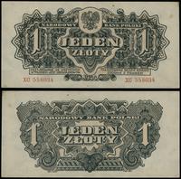 1 złoty 1944, -owym, seria XC, numeracja 558034,