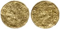 dukat 1596, Kampen, złoto 3.47 g, gięty, Fr. 161