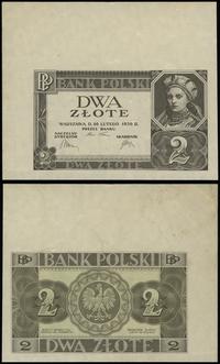 2 złote 26.02.1936, banknot bez oznaczenia serii