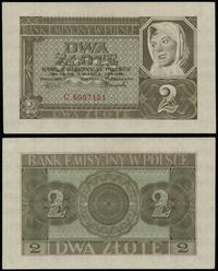 2 złote 1.03.1940, Seria C, numeracja 6007121, g