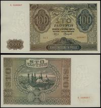 100 złotych 1.08.1941, seria A, numeracja 049686