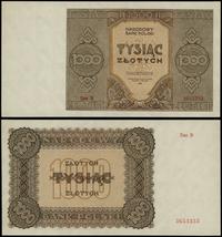 1.000 złotych 1945, seria B, numeracja 3653353, 