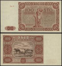 100 złotych  15.07.1947, seria A, numeracja 6713