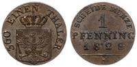 Niemcy, 1 fenig, 1828/A